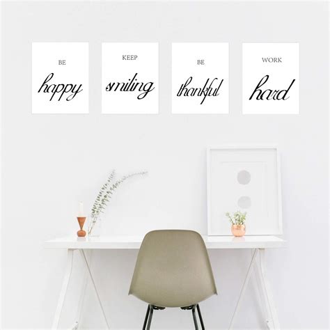 12 Pieces Inspirational Wall Art Motivational Posters Positive Quotes