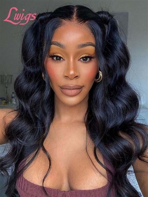 100 Human Hair Wigs Undetectable Hd Full Lace Wig Virgin Hair Body Wave Hair Glueless Wigs Lwigs189