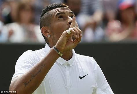 Nick kyrgios (pictured left) wears a lakers shirt in memory of kobe bryant and shows of his new tattoo (pictured right). Bethanie Mattek-Sands adds colour to Wimbledon with pink ...