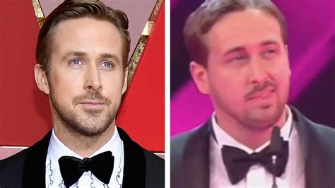 Ryan Gosling Lookalike Pulls Off Epic Prank On Live Awards Show Video