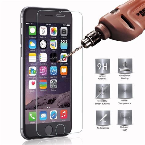 front explosion proof screen protector anti shatter tempered glass case for iphone 4 4s 5 5s se