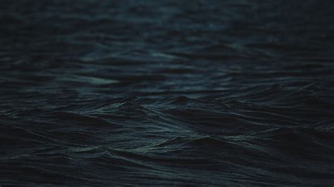 Simple Blue Dark Sea Waves Wallpaper Hd Nature 4k Wallpapers Images