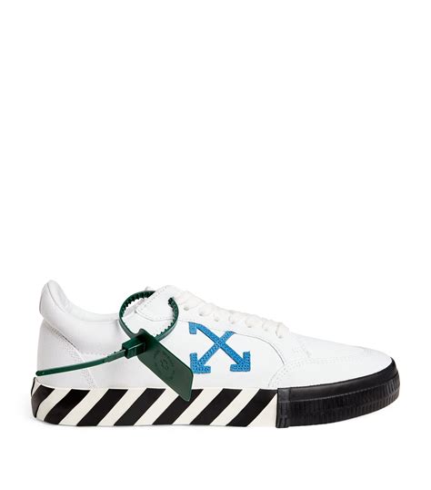 Off White Vulcanized Low Top Sneakers Harrods Us