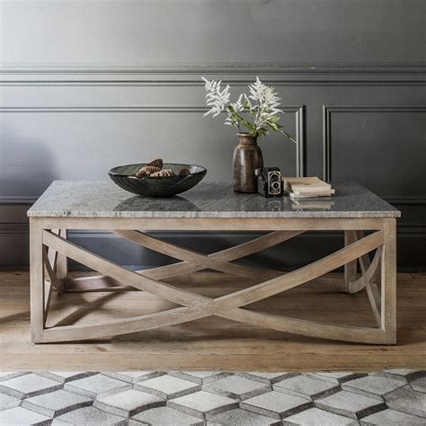 Lily Coffee Table With A Marble Natural Stone Top Atkin