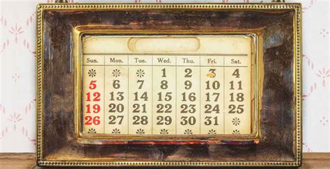 The First Calendar Customize And Print