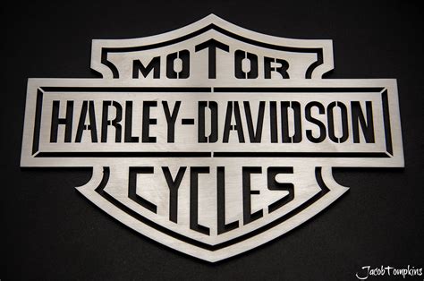 Harley Davidson Laser Cut Stainless Steel This Is What We Flickr