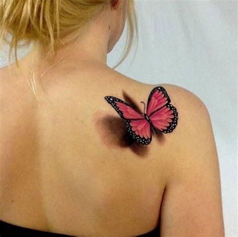 Shoulder Tattoos For Women Butterflies