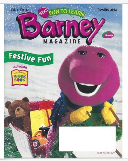 Image Barney Magazine Festive Funpng Barney Wiki Fandom