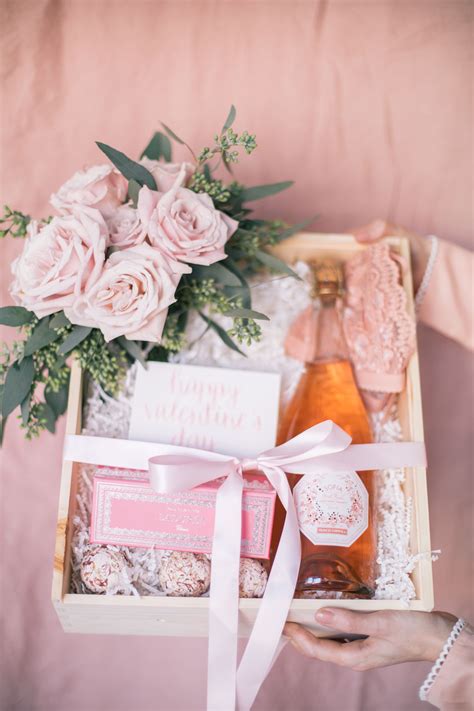 Gf shared his gift with a friend. The Prettiest DIY Valentine's Day Gift Box | The ...