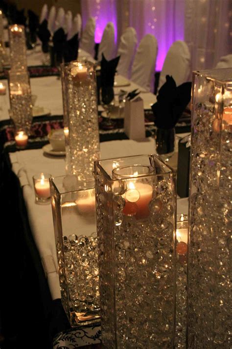 Image Result For Red And Bling Centerpieces With Images Wedding
