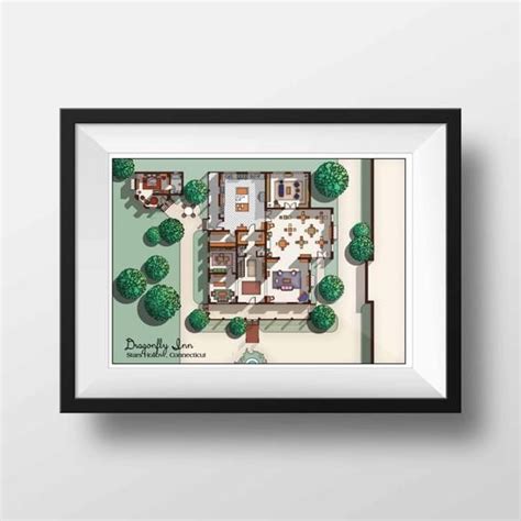 Welcome to the dragonfly inn and beautiful cordova alaska! Gilmore Girls DragonFly Inn Floor Plan - Gilmore Girls TV ...