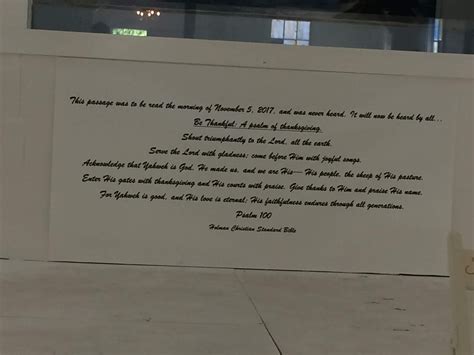 Resilience in the face of tragedy: my visit to Sutherland Springs