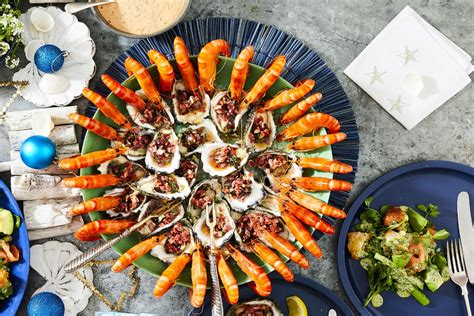 Christmas Seafood Share Platter Recipe Seafood Platters Seafood