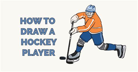 In this drawing lesson, we'll show how to draw a hockey stick step by step total 4 phase, and it will be easy tutorial. How to Draw a Hockey Player - Really Easy Drawing Tutorial