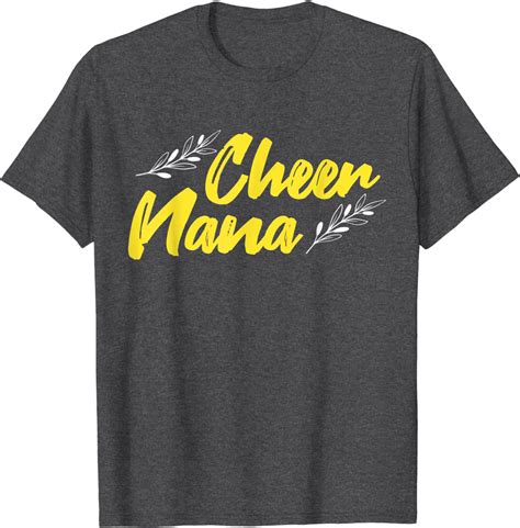 Cheer Nana Cheerleader Grandma Cheerdancing Grandmother T Shirt