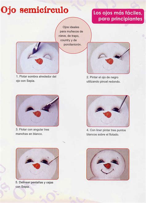 Dibujos Y Plantillas Para Imprimir Como Pintar Ojos Muneco De Nieve
