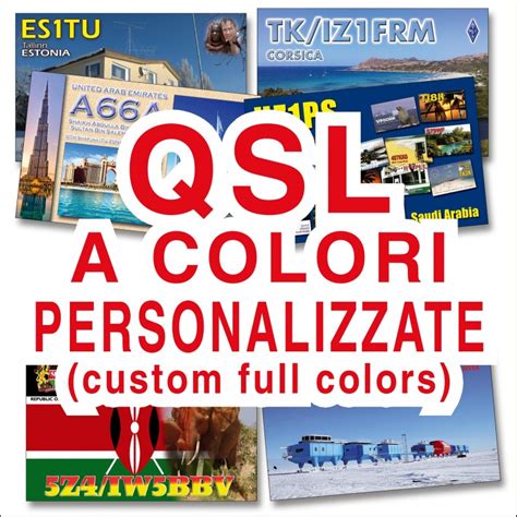 The purpose of this page is to explain how the 2m. The most beautiful QSL of the world! Our customers say!