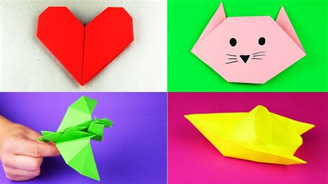 10 Easy Origami And Paper Crafts Ideas Youtube
