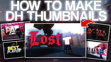 How To Make Da Hood Thumbnails PSD INCLUDED YouTube