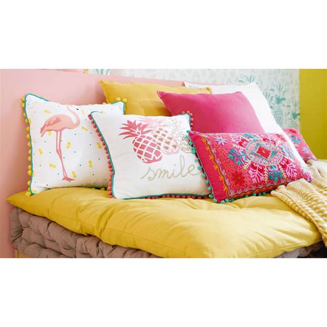 These mattresses have a steel coil frame overlaid with layers of foam. Yellow Cotton Futon Mattress 90 x 190 Sixties | Maisons du ...