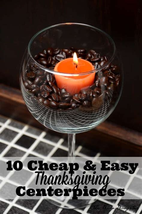 10 Easy & Inexpensive Thanksgiving Table Decorations & Centerpieces