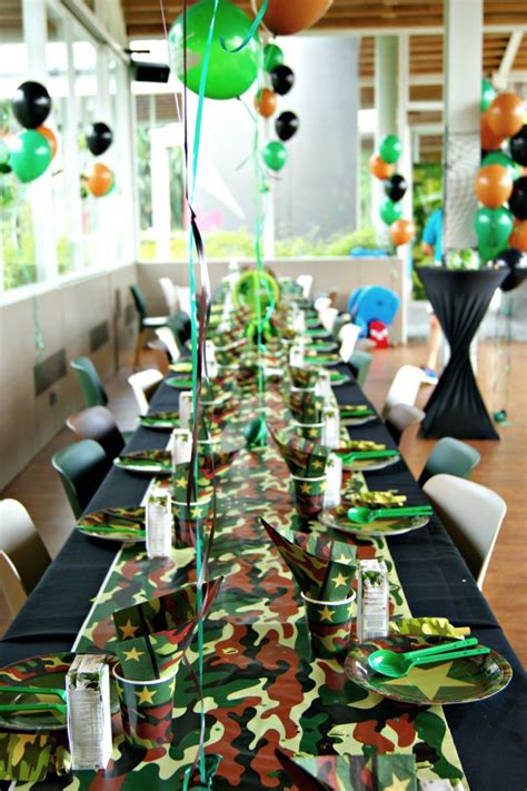 Camouflage Military Themed Birthday Party Ideas Supermommy