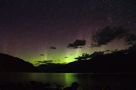 Northern Lights From Kaslo Bc On Kootenay Lake Mike Meaney Flickr
