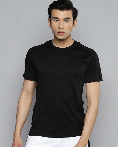 Buy Men S Black Slim Fit T Shirt For Men Black Online At Bewakoof
