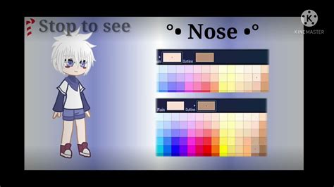 ~how To Make Killua In Gacha Club~ Gacha Club Sasunaru Killua