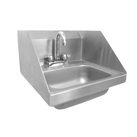 While wall mount sink faucets may require some extra installation time, the unique detail they add to a space typically left as an afterthought is a major design benefit. Wall Mount Stainless Steel 17 in. 2-Hole Single Bowl ...