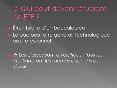 PPT  Le BTS ESF PowerPoint Presentation, free download  ID4053613