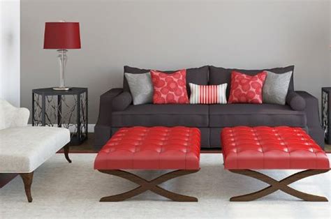 Shop the latest grey couch pillows products from pet video verify pet supplies, uniikpillows, backdrop outlet and more on wanelo, the world's biggest shopping mall. red ottoman and gray sofa | Home decor quotes, Home decor ...