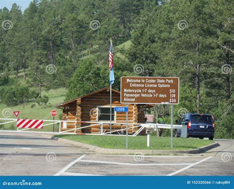 Custer State Park Entrance, South Dakota Editorial Photo - Image of