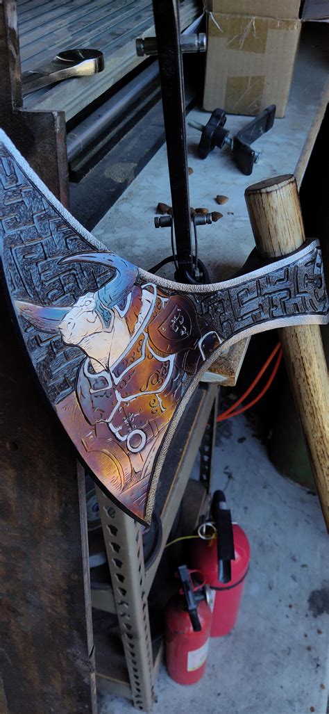 Minotaur Axe This Was A Commission And Probably One Of My Favorite