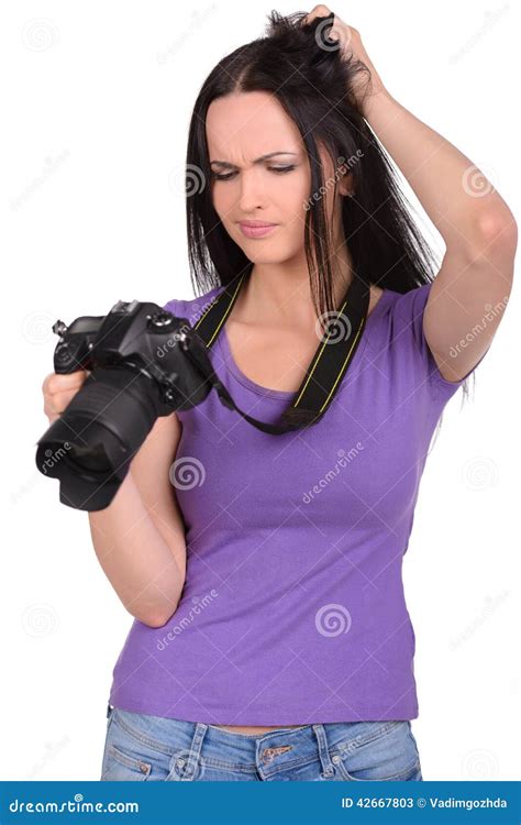 Photographer At Work Stock Image Image Of White Caucasian 42667803