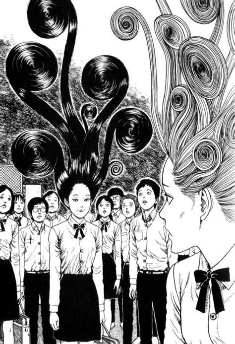 Uzumaki Junji Ito Japanese Horror Anime Wall Art Manga Art