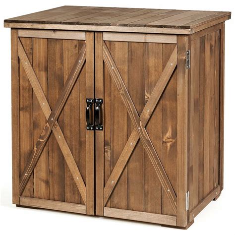 Forclover Outdoor Solid Wood Cabinet And Reviews Wayfair