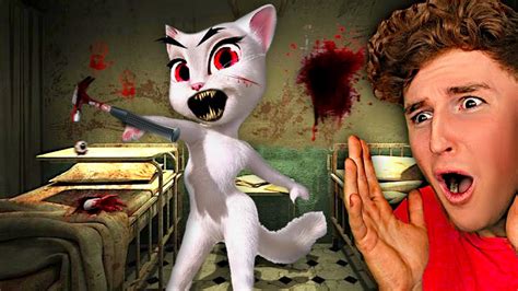 Testing The Creepy Talking Angela App For The 1st Time Youtube