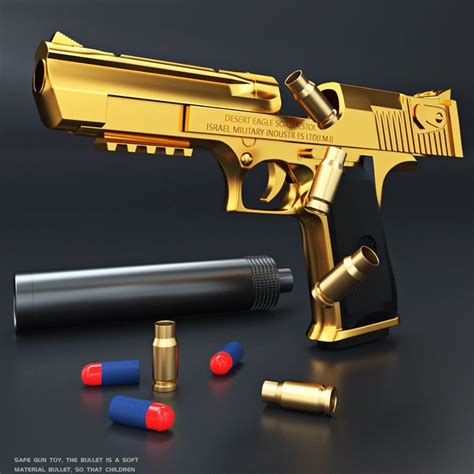 🔥desert Eagle Shell Ejection Soft Bullet Toy Gun Anbse™