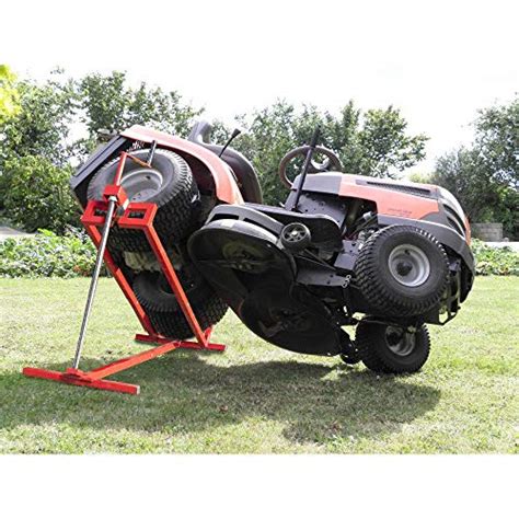 Vounot Ride On Mower Jack Lift Telescopic Maintenance Jack For Lawn