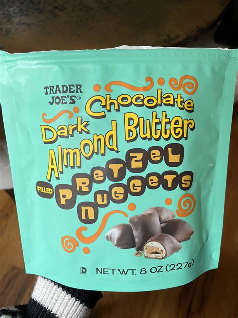 Dark Chocolate Almond Butter Filled Pretzel Nuggets Rtraderjoes