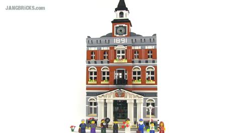 Lego Town Hall 10224 Modular Building Review