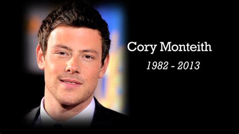 Cory Monteith Tribute 1982 2013 Celebrity Wire