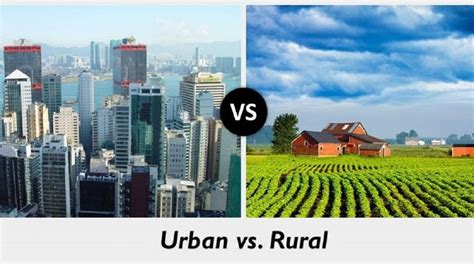 Differences In Higher Education In Urban And Rural Area