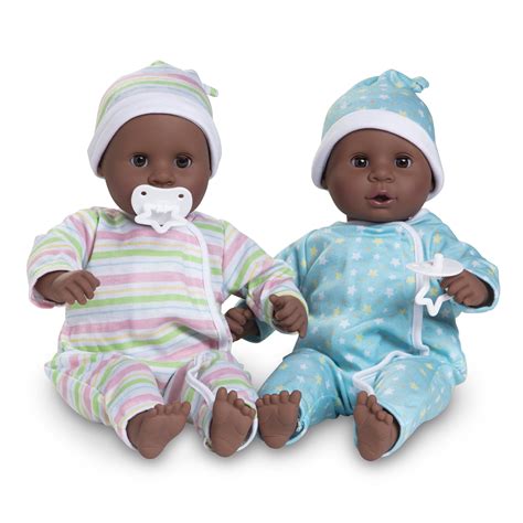 Melissa And Doug Mine To Love Twins Tyler And Taylor 15” Dark Skin Tone Boy