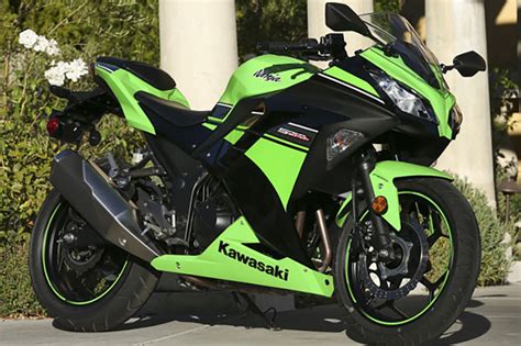 In terms of ergonomy the 2013 kawasaki ninja 300 rewards you with a sculpted seat, a sporty handlebar and a multi function lcd which includes speedometer, clock, fuel gauge, dual trip meters, odometer and eco economical riding indicator. 2013 Kawasaki Ninja 300 ABS - First Ride | Rider Magazine ...