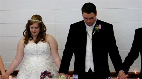 You will be waiting with your bridal party somewhere a prayer or opening remark from the master of ceremonies leads you into the meal. Schutzeus Wedding Reception Blessing.avi - YouTube