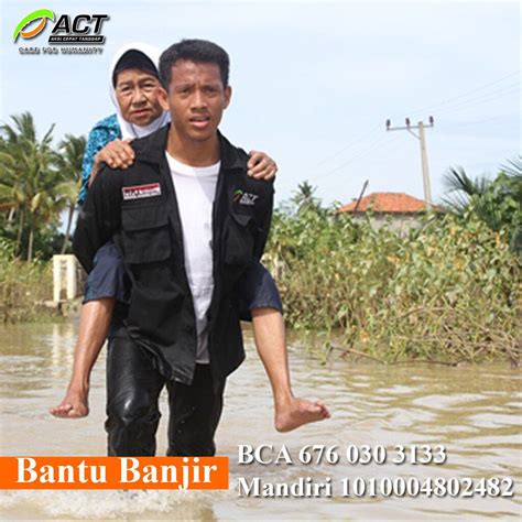 Bantu ringankan kesusahan saudara kita yang ditimpa musibah banjir. Banyak cara untuk dapat membantu korban banjir, yuk ...