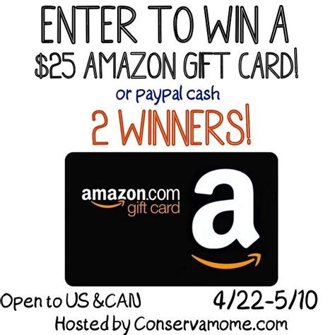 Amazon Gift Card Giveaway Ends Paypal Gift Card Gift Card Giveaway Amazon Gifts
