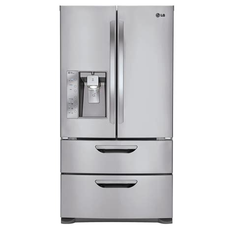Hi, the defrost drain is plugged. LG LMX31985ST 31 cu. ft. French Door Bottom-Freezer ...